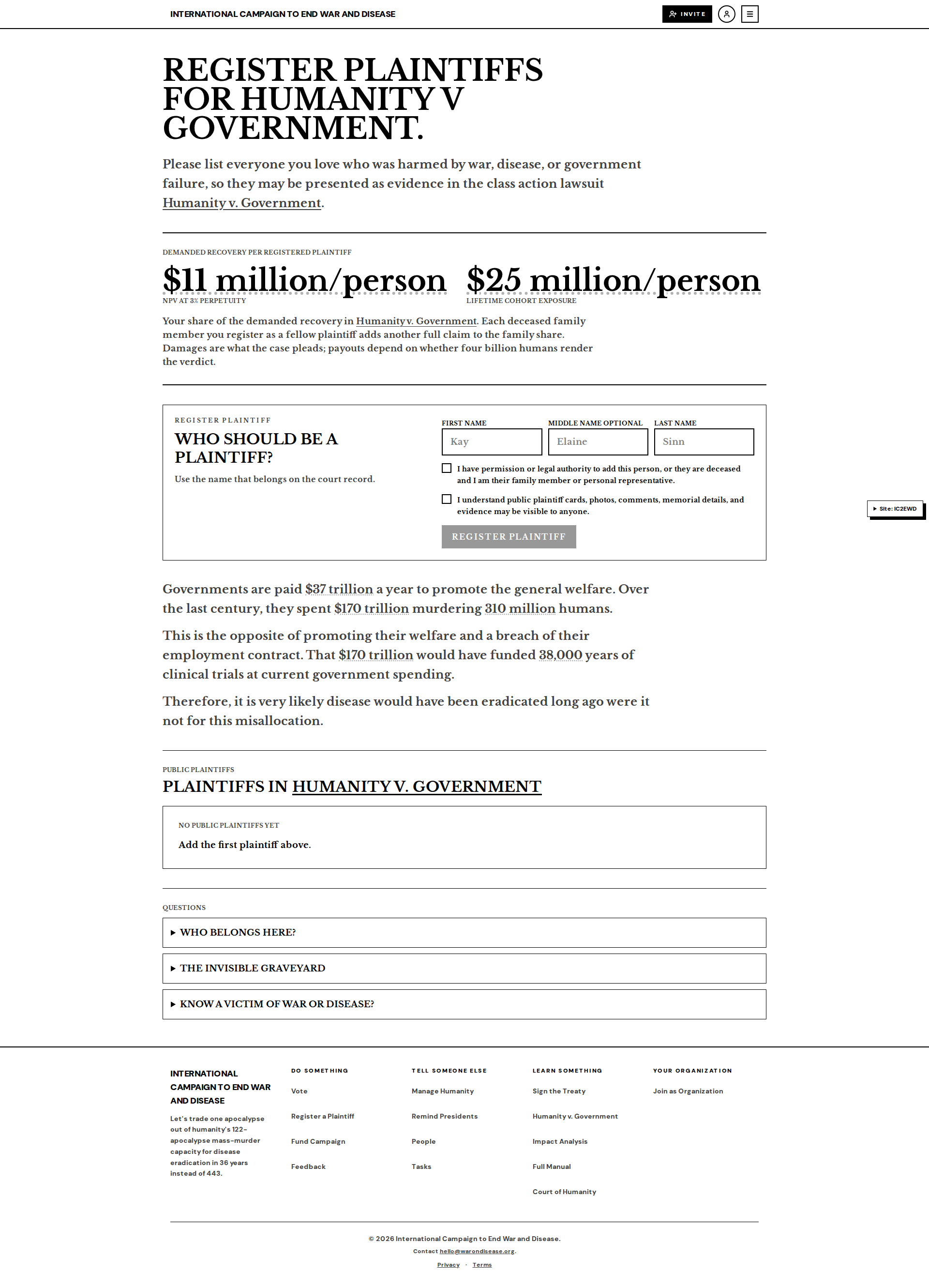 plaintiffs default Before: main