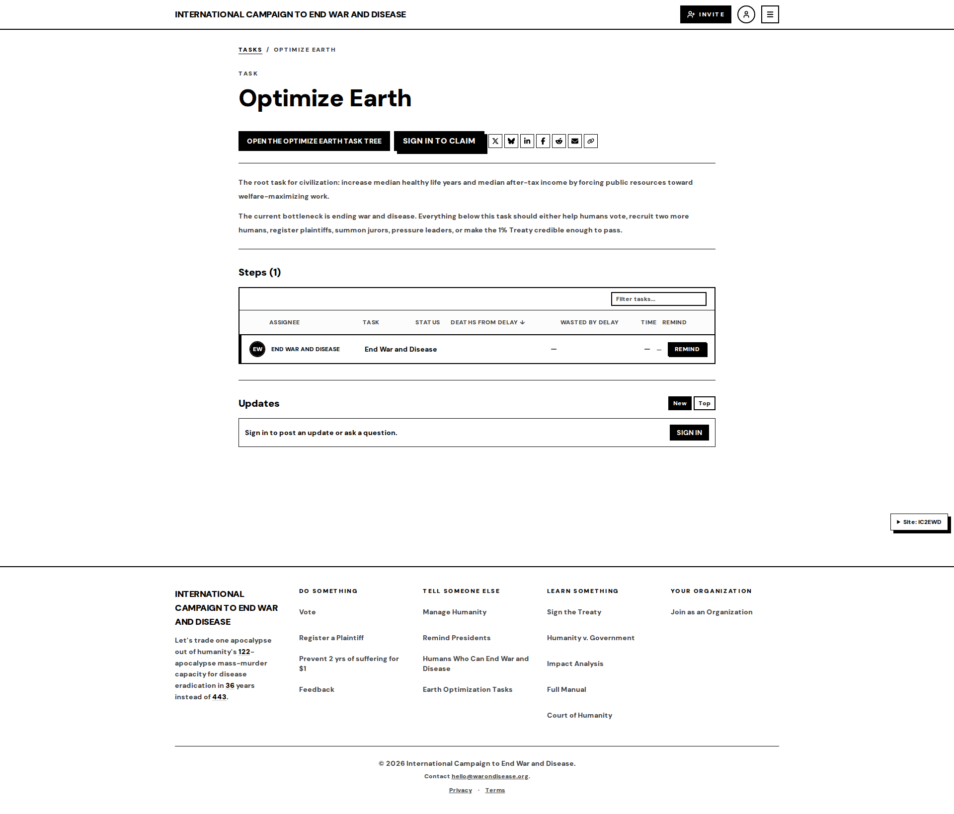task-optimize-earth default Before: main