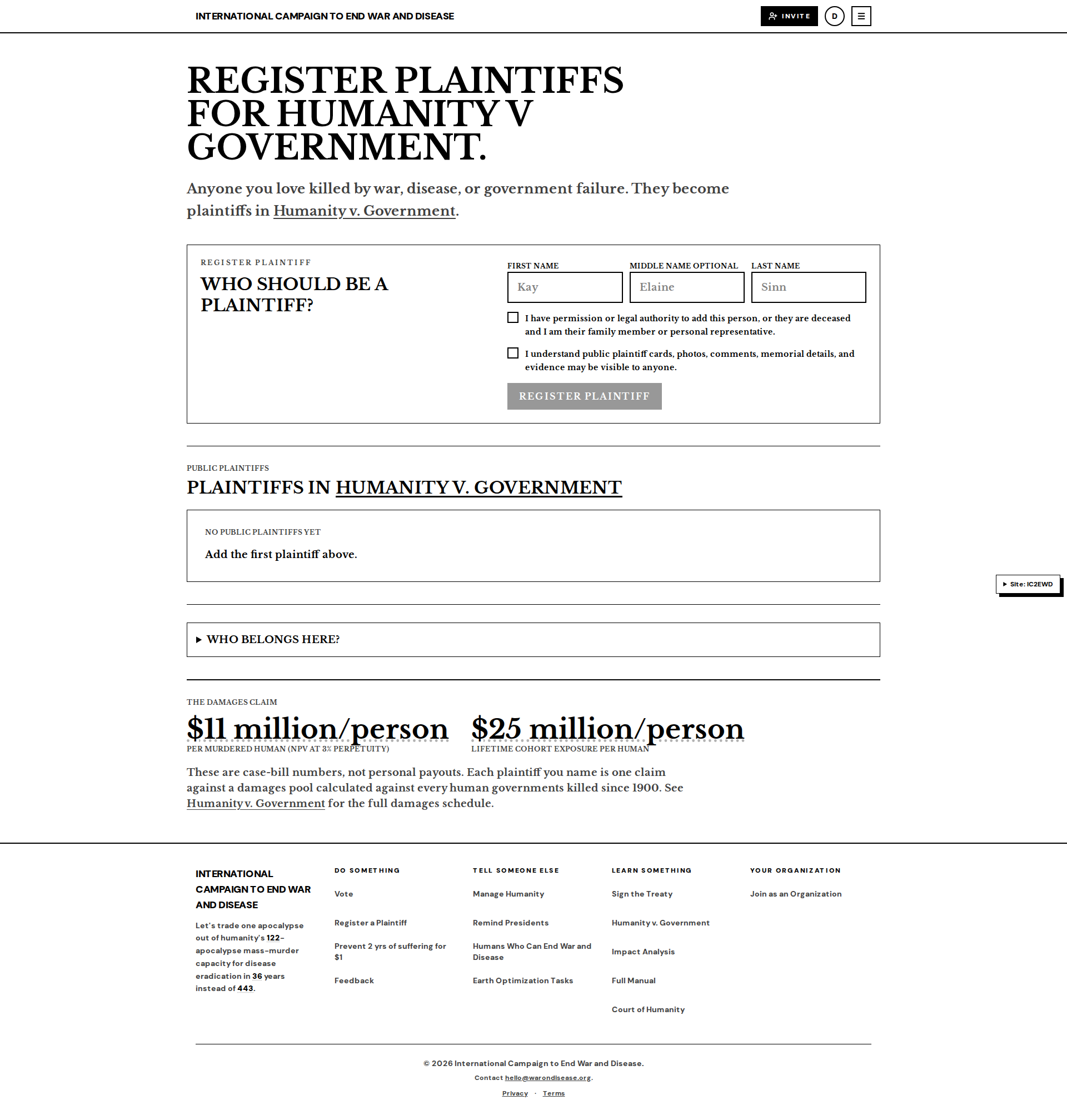 plaintiffs-auth default After: pull request