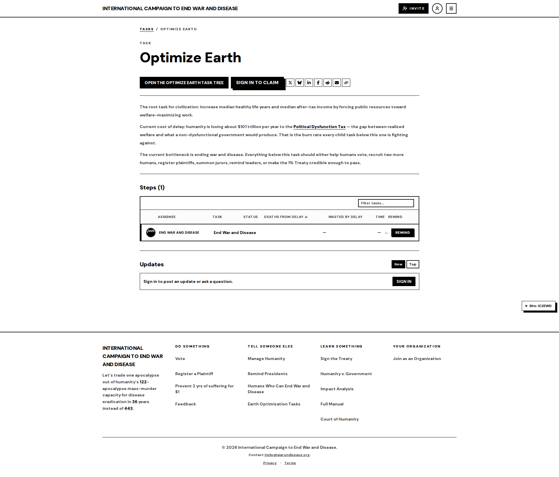 task-optimize-earth default Before: main
