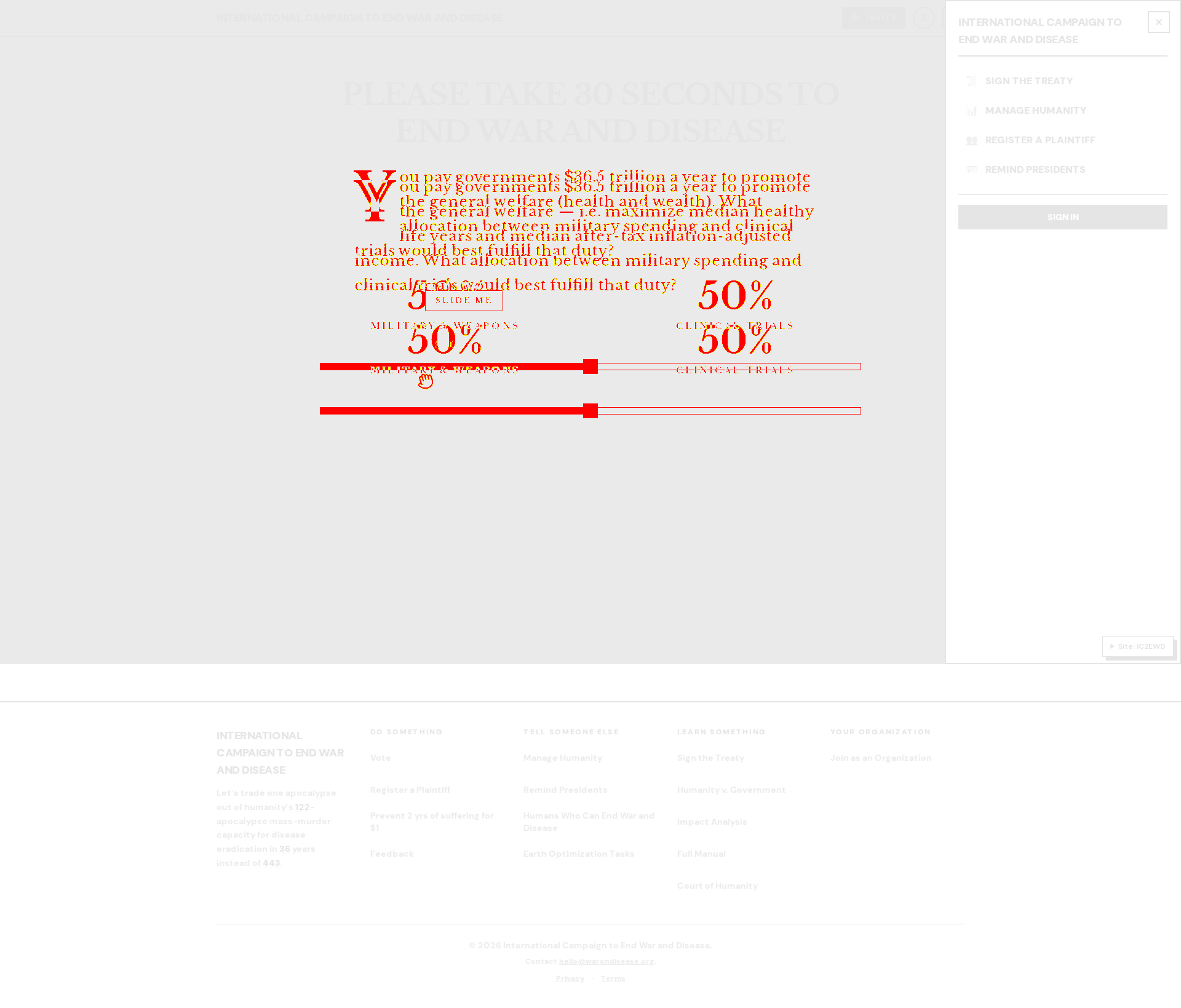 side-menu default diff overlay