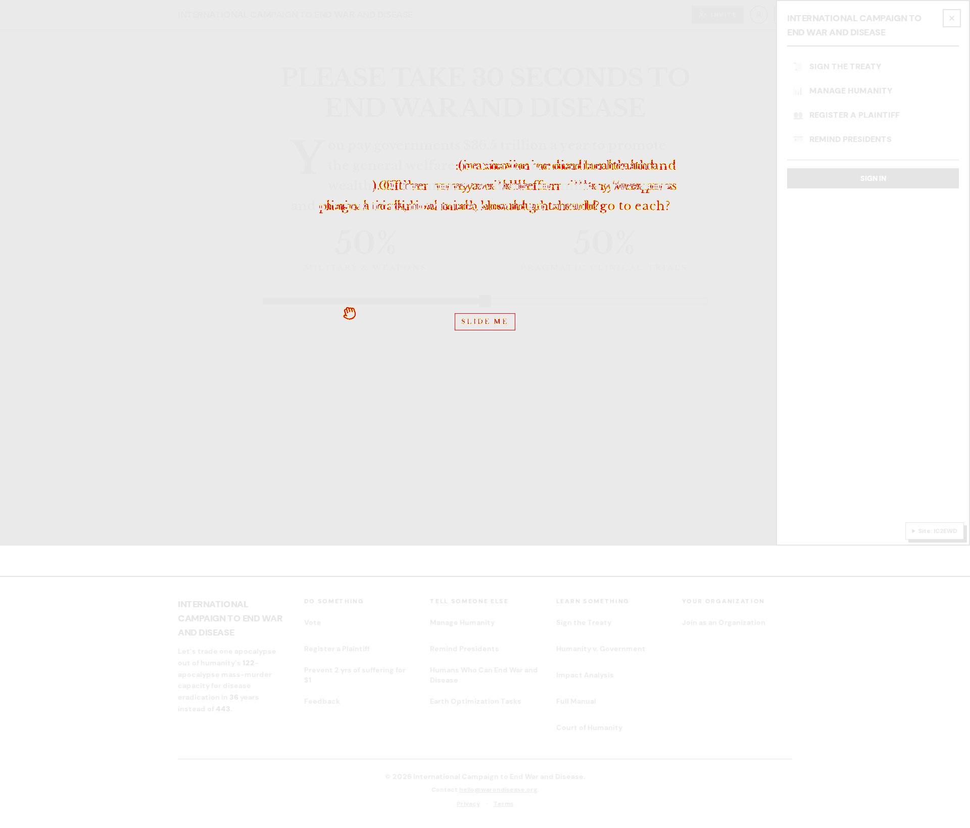side-menu default diff overlay