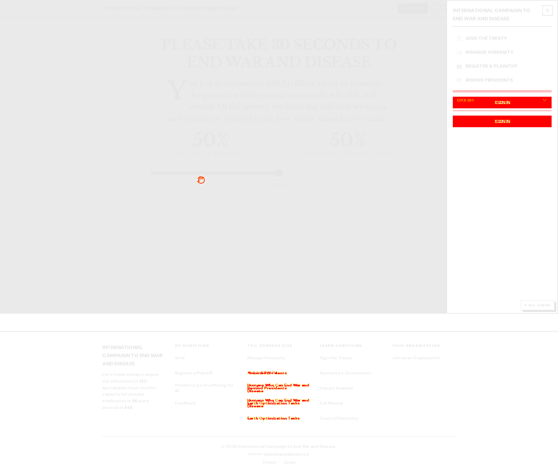 side-menu default diff overlay