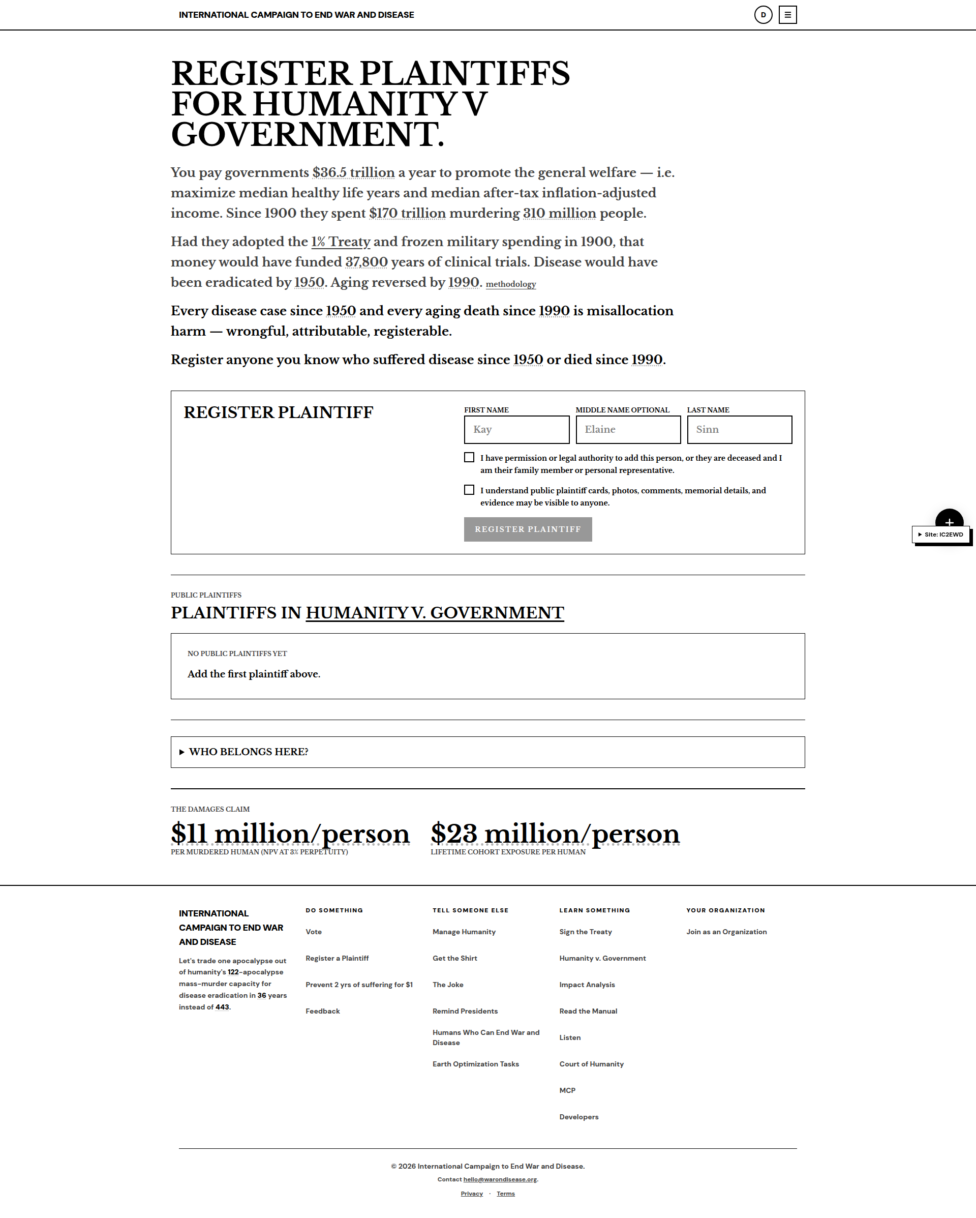 plaintiffs-auth default Before: main