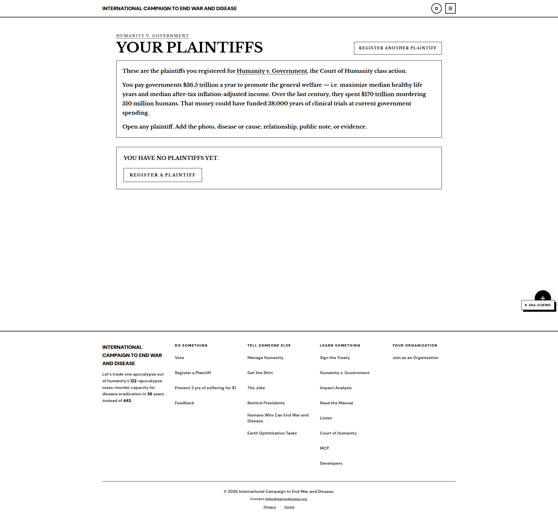 plaintiffs-manage default Before: main