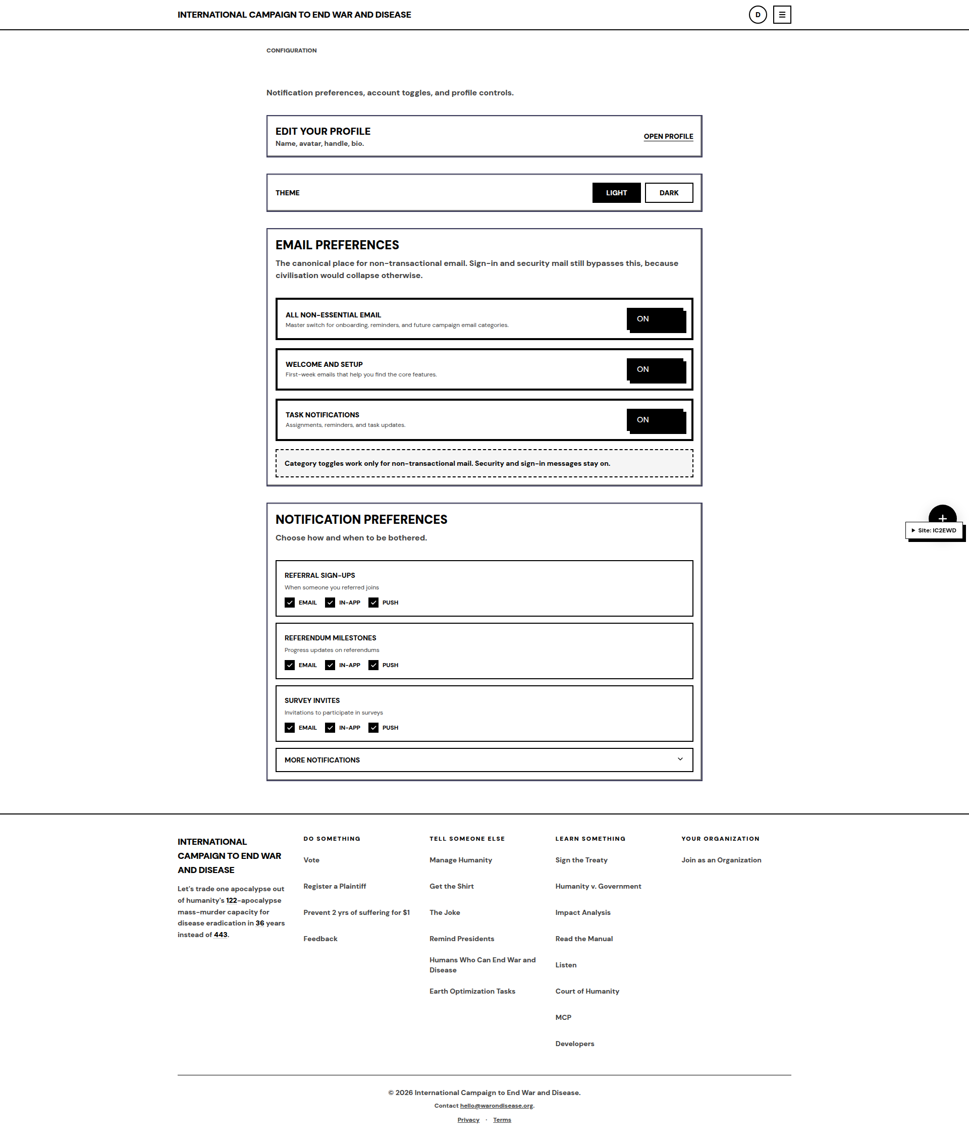 settings default Before: main