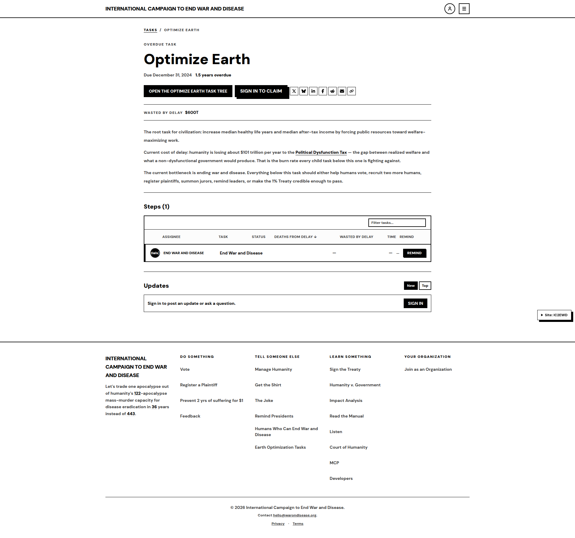 task-optimize-earth default Before: main